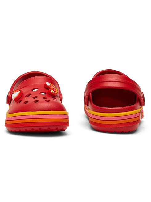 GC-9001K Red Kid's Clogs